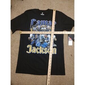 Fanatics‎ Lamar Jackson Baltimore Ravens NFL Football Graphic T Shirt Size S